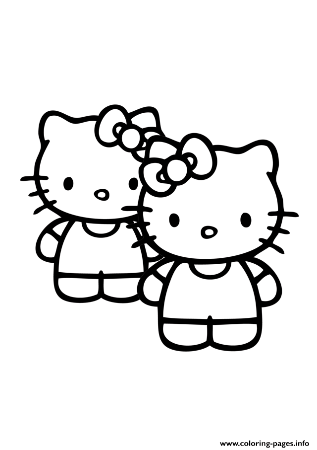 Free Girls Hello Kitty0c32 coloring