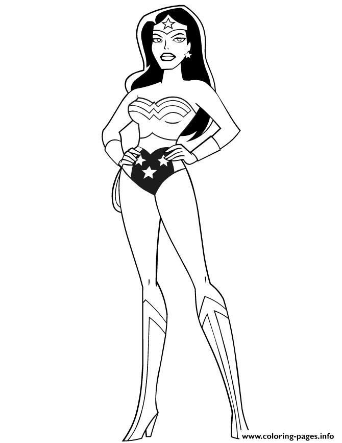 Wonder Woman For Girls coloring
