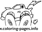 Race Car 4x4 coloring