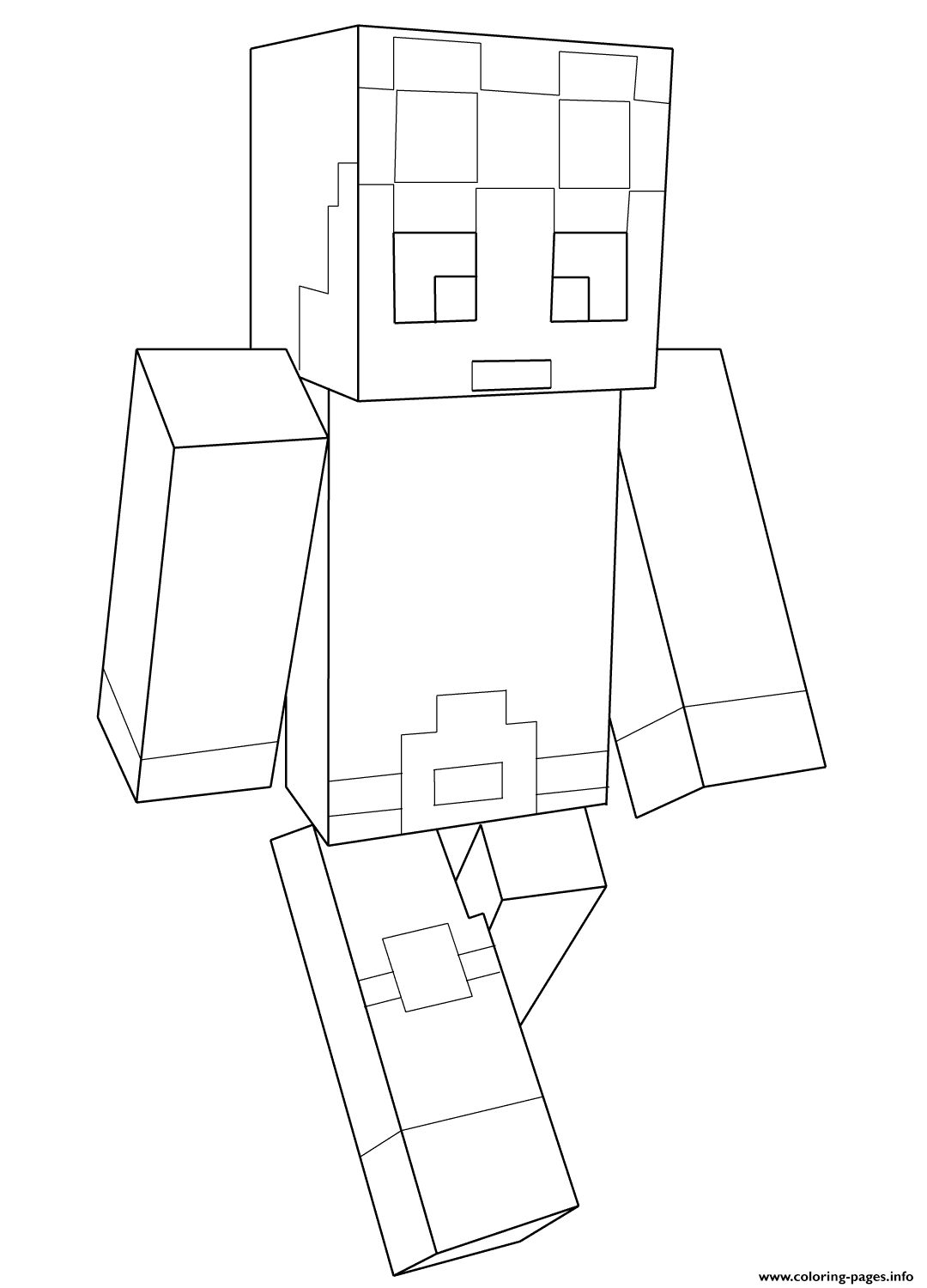 Download Minecraft Dantdm Coloring Pages Printable