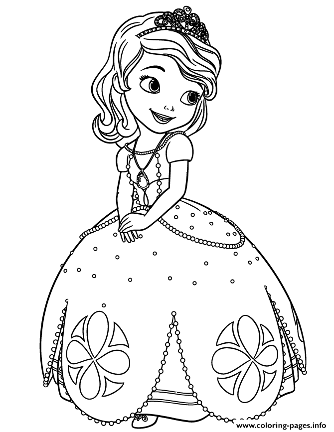 Princess Sofia The First coloring