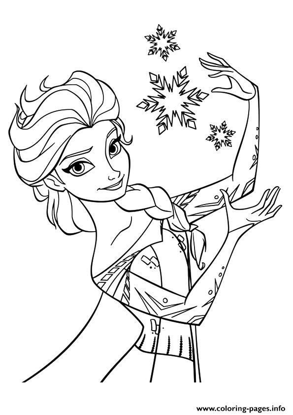 Princess Elsa coloring
