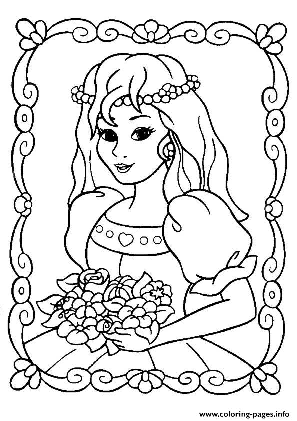 The Beautiful Princess coloring