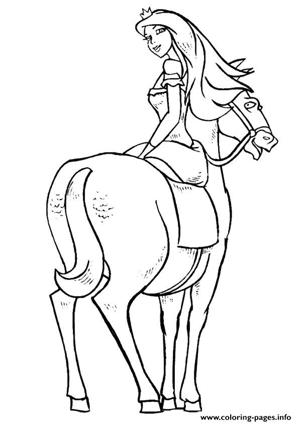 coloring princess horse riding printable colouring info ariel barbie colorir lagret fra coolmom χρωμοσελίδες