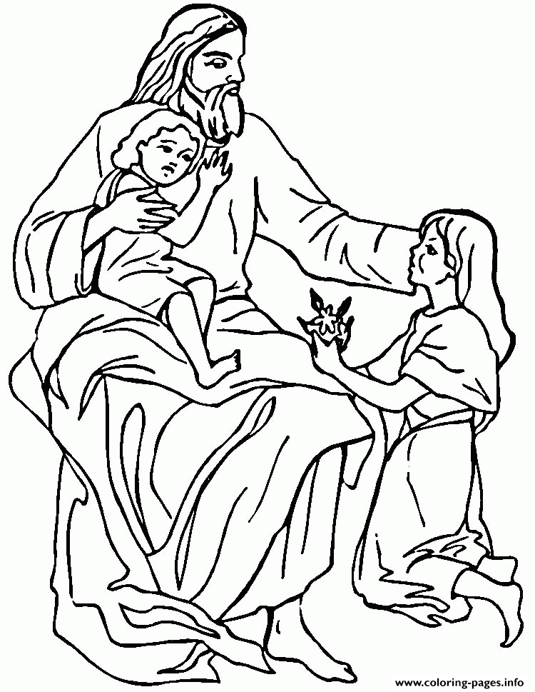 Jesus Christ Coloring Pages Printable