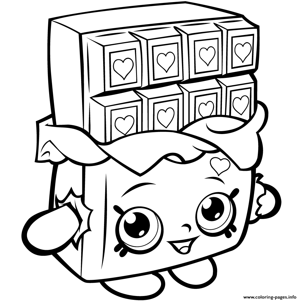 season pages shopkins coloring 1 printable Chocolate Season Pages 1 Cheeky Shopkins Coloring Printable