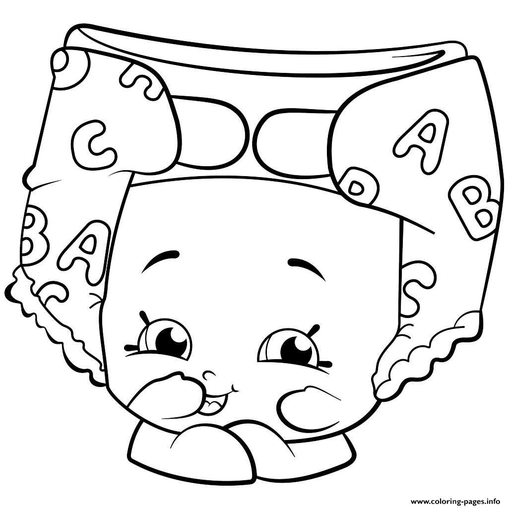 Cute Cartoon Avocado Coloring Page