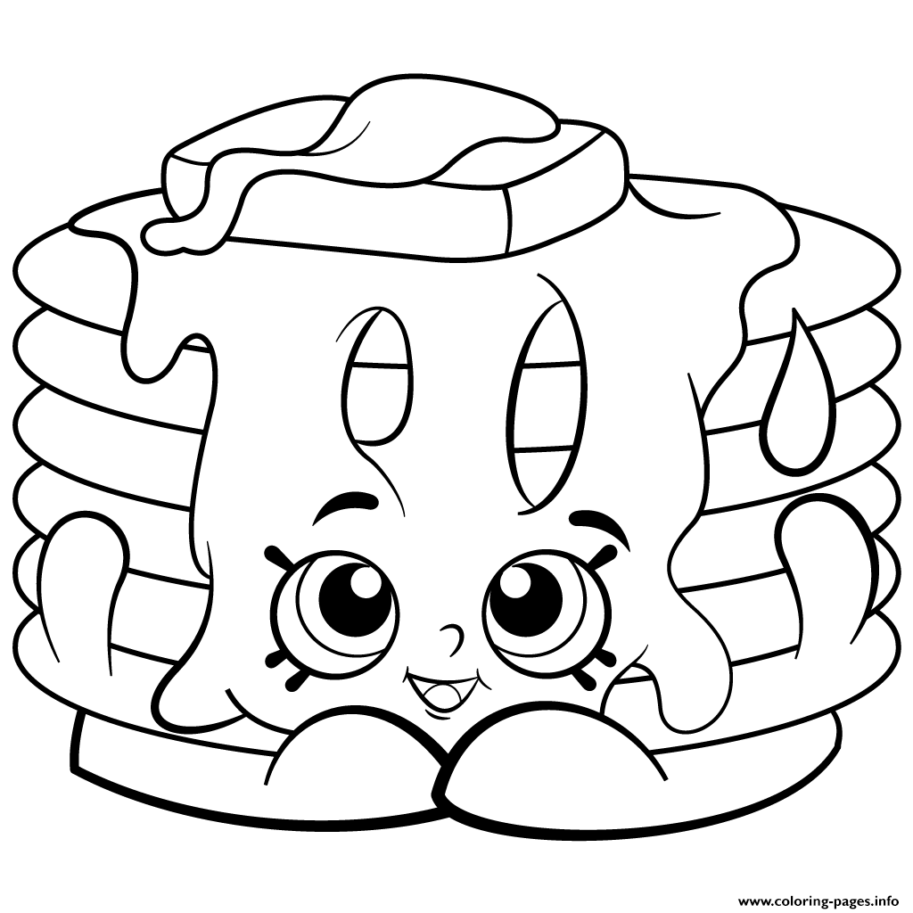 Pamela Pancake Free Printable Shopkins Season 2 Coloring