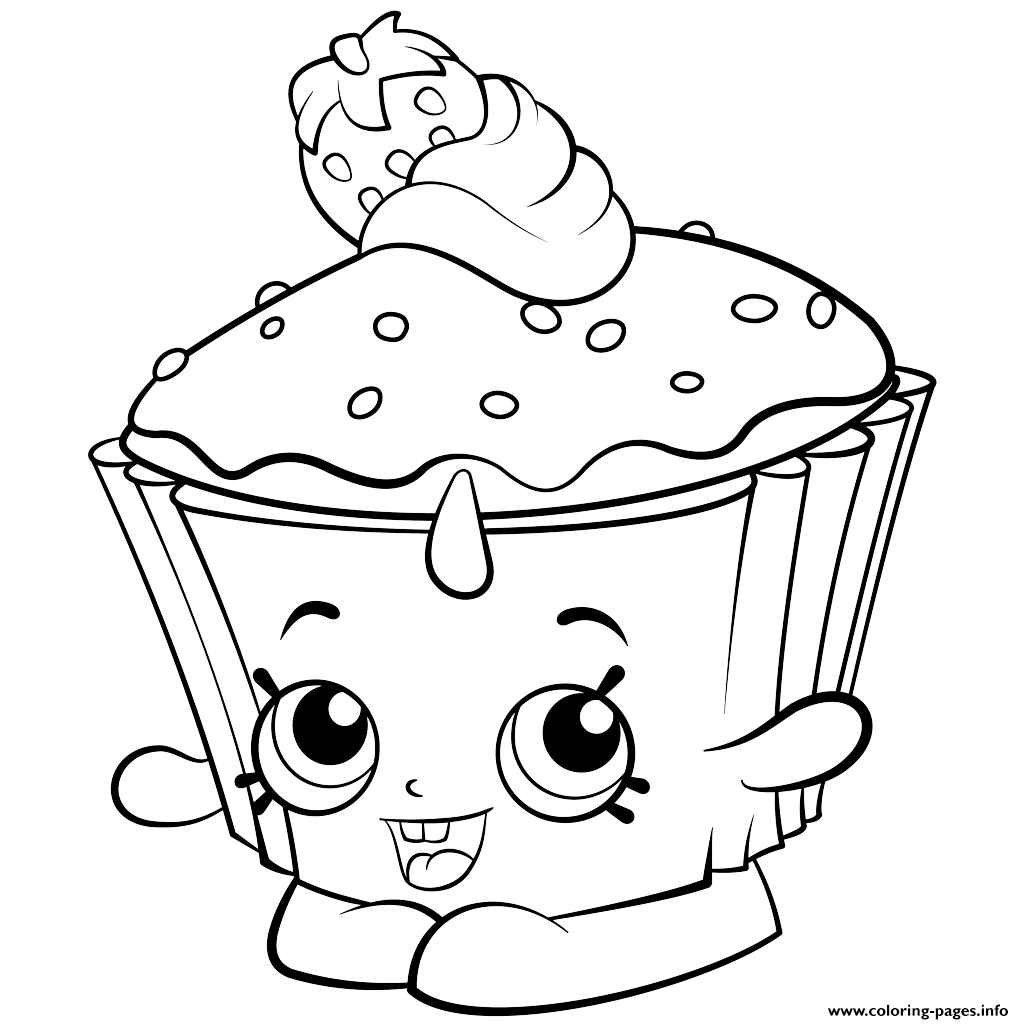 Exclusive Colouring Pages Cupcake Chic Shopkins Season 2 Coloring Pages Printable