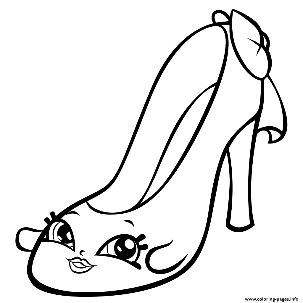 High Heels Shoes Beverley Shopkins Season 3 coloring