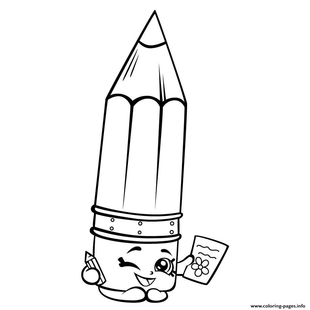 smiling penny pencil shopkins season 3 coloring pages