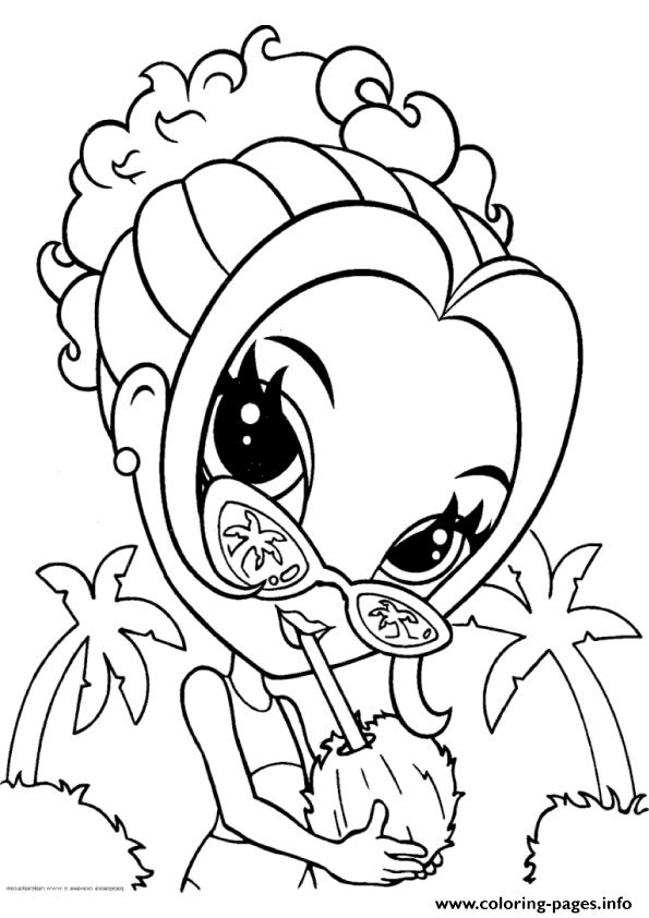 Lisa Frank Print Coloring Pages A4 Coloring page Printable
