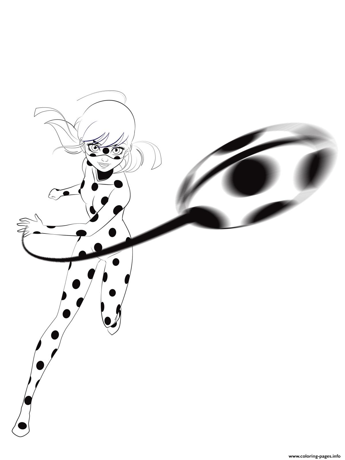 Miraculous Ladybug 2 Coloring Page Printable