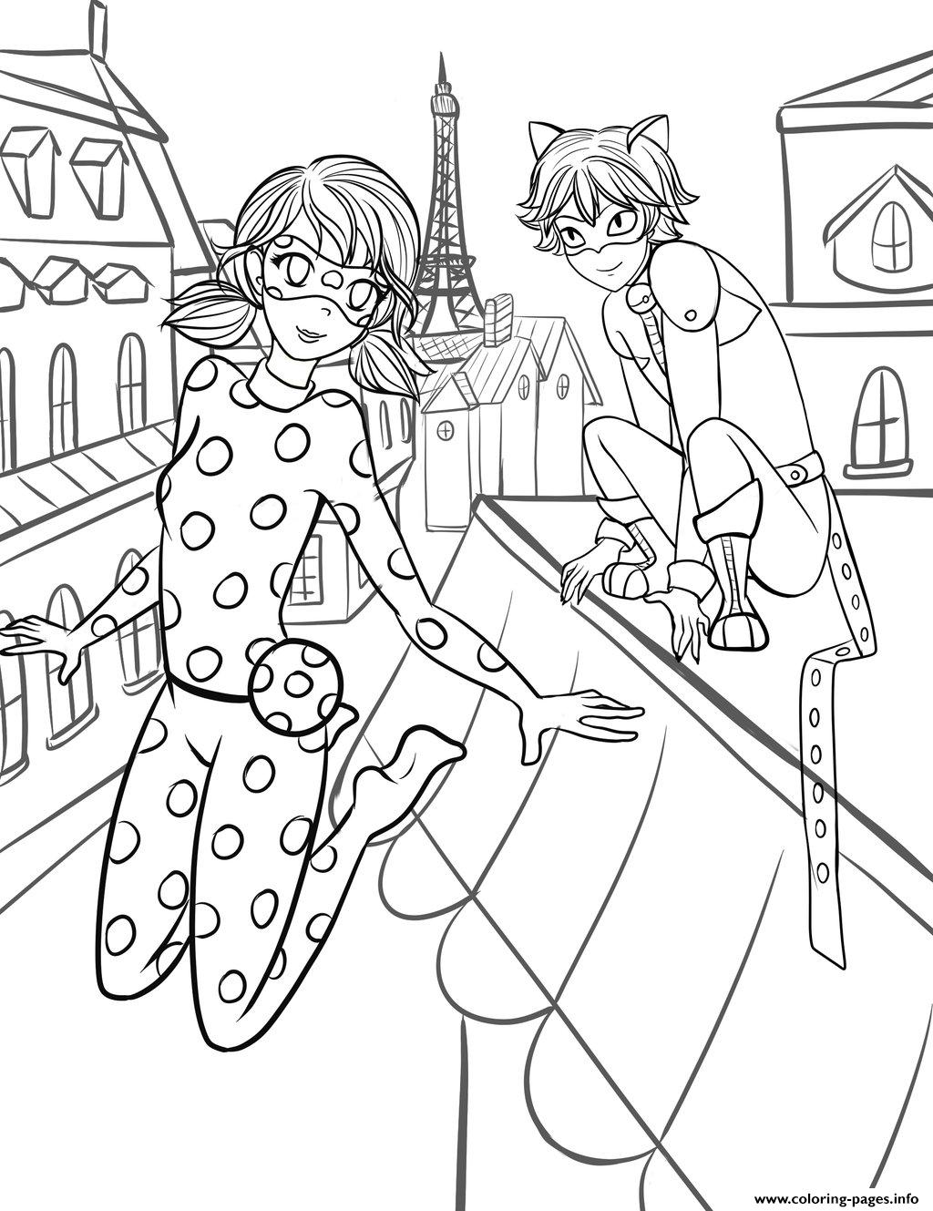 Miraculous Ladybug By Stella1999 Coloring Page Printable
