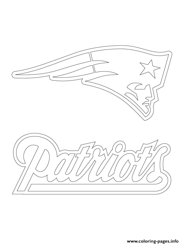 patriots football coloring pages