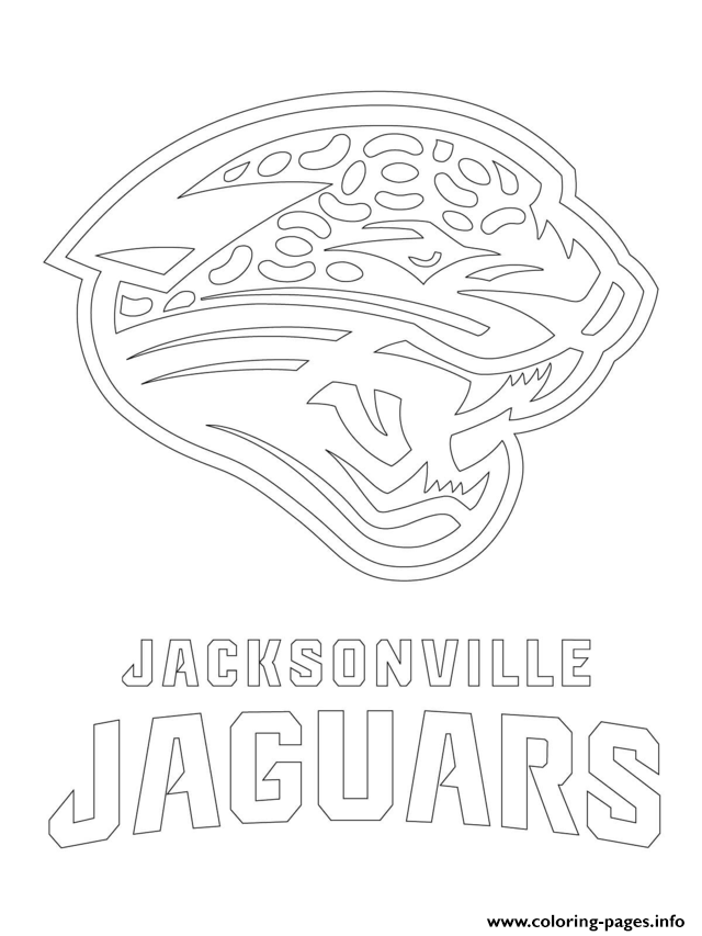Jacksonville Jaguars Logo Football Sport coloring