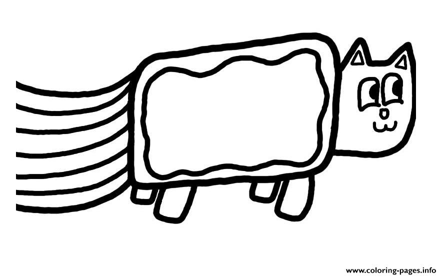 Nyan Cat Fast Simple coloring
