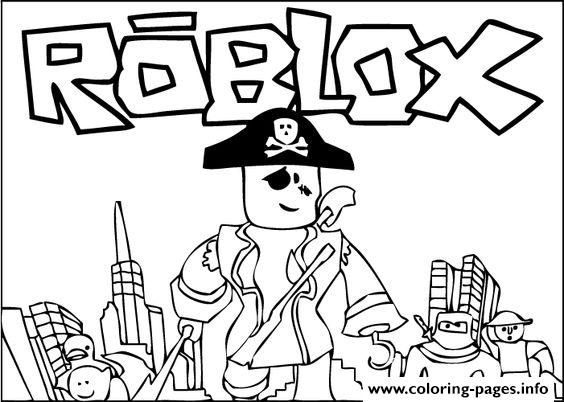 Roblox Pirate Character coloring