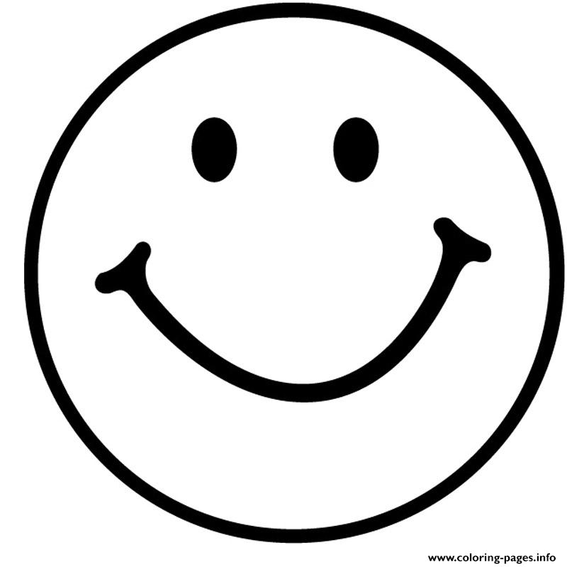 smile emoji emoticon coloring pages printable