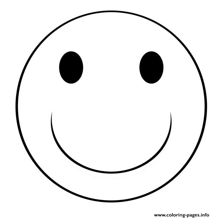 Smile Emoji 2 Coloring Pages Printable