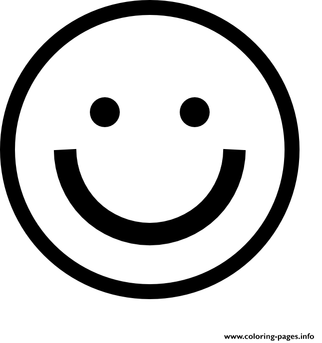 Smile Emoji 3 coloring
