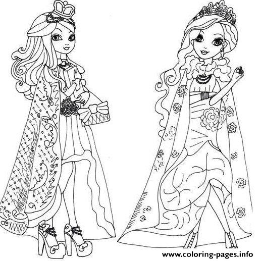 Ever After High 4 coloring