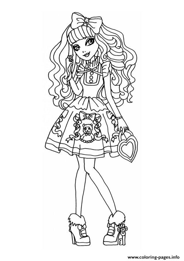 Ever After High Dolls 8 Coloring Pages Printable