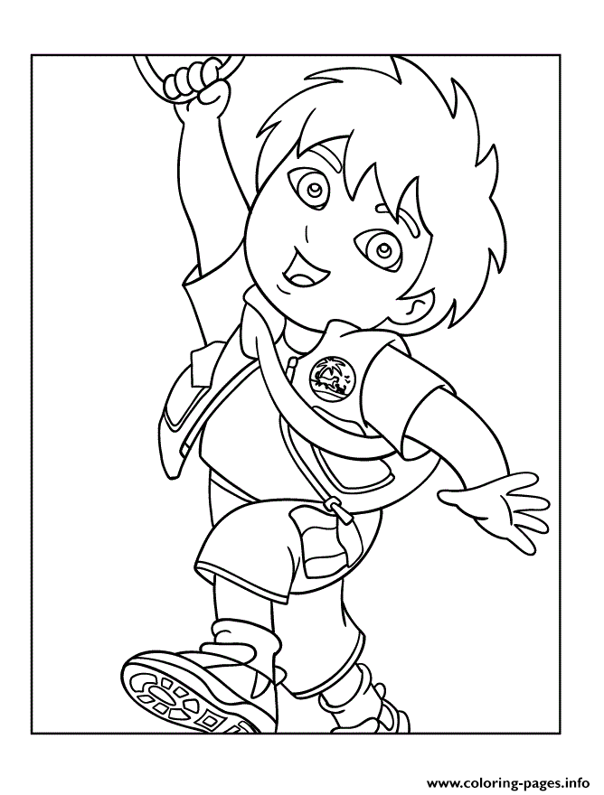Download Diego Marquez Cartoon Coloring Pages Printable