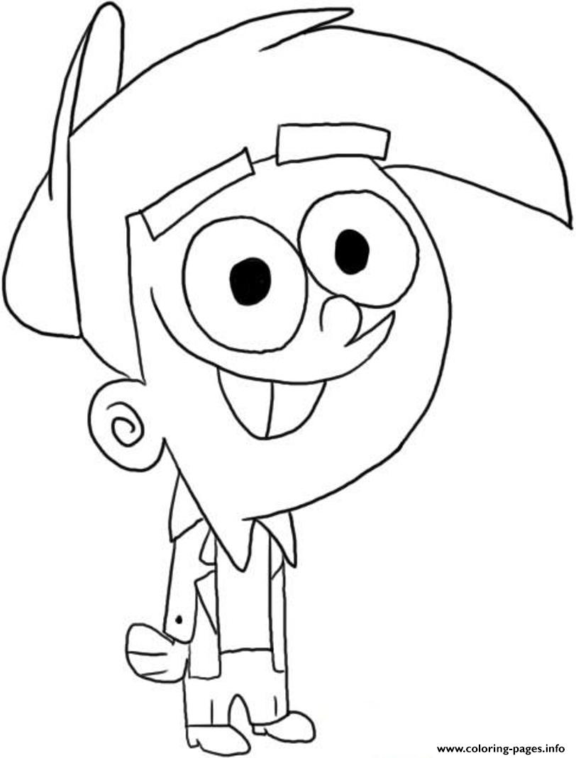 Timmy Turner Cartoon S Fairy Odd Parentsbbd9 coloring