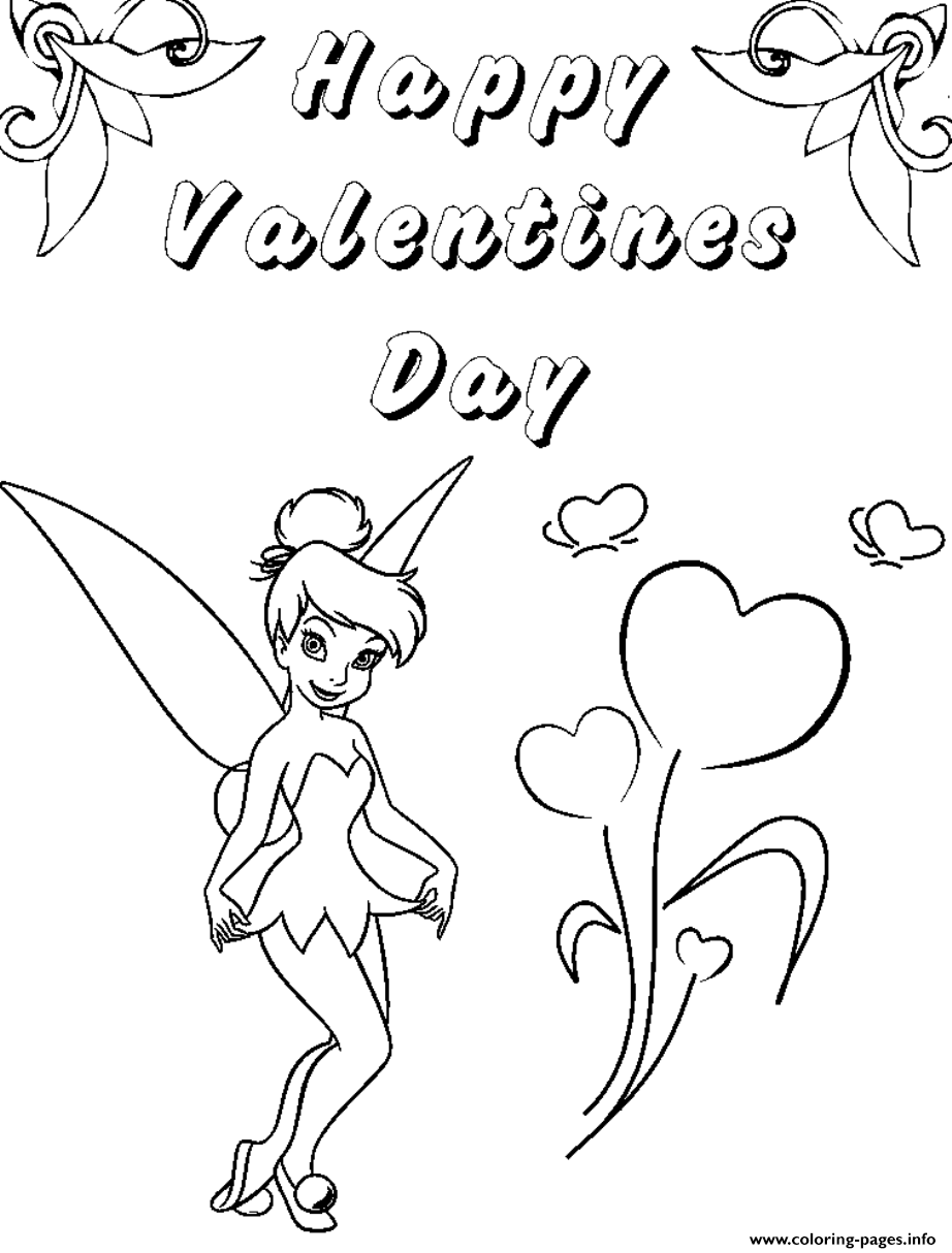 Fairy Valentines S1367 Coloring Page Printable