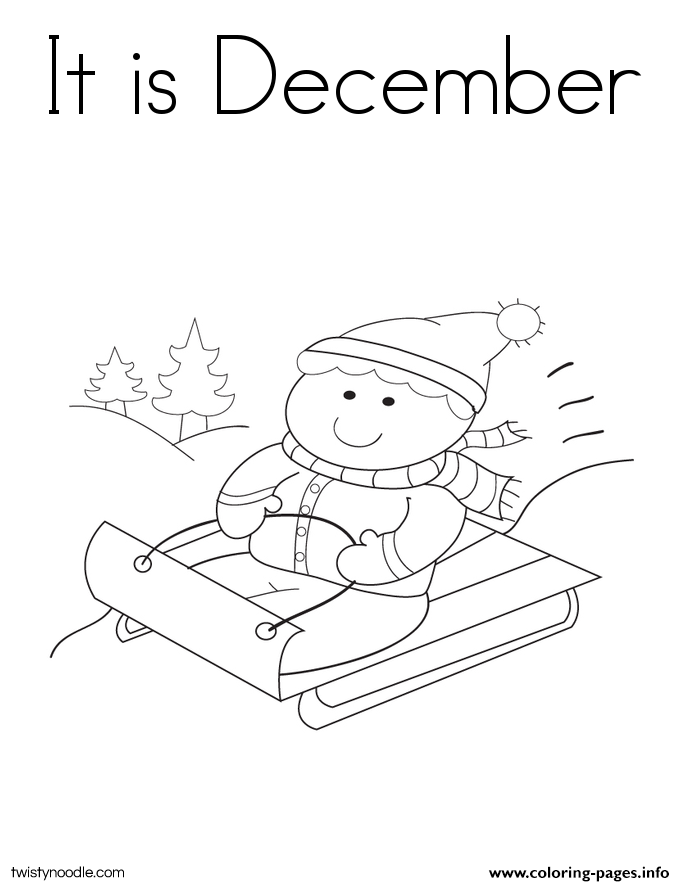 Its December Youpi coloring