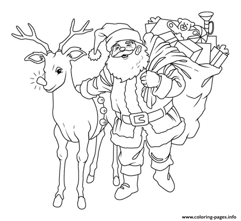 Santsas Reindeer Sde51 coloring