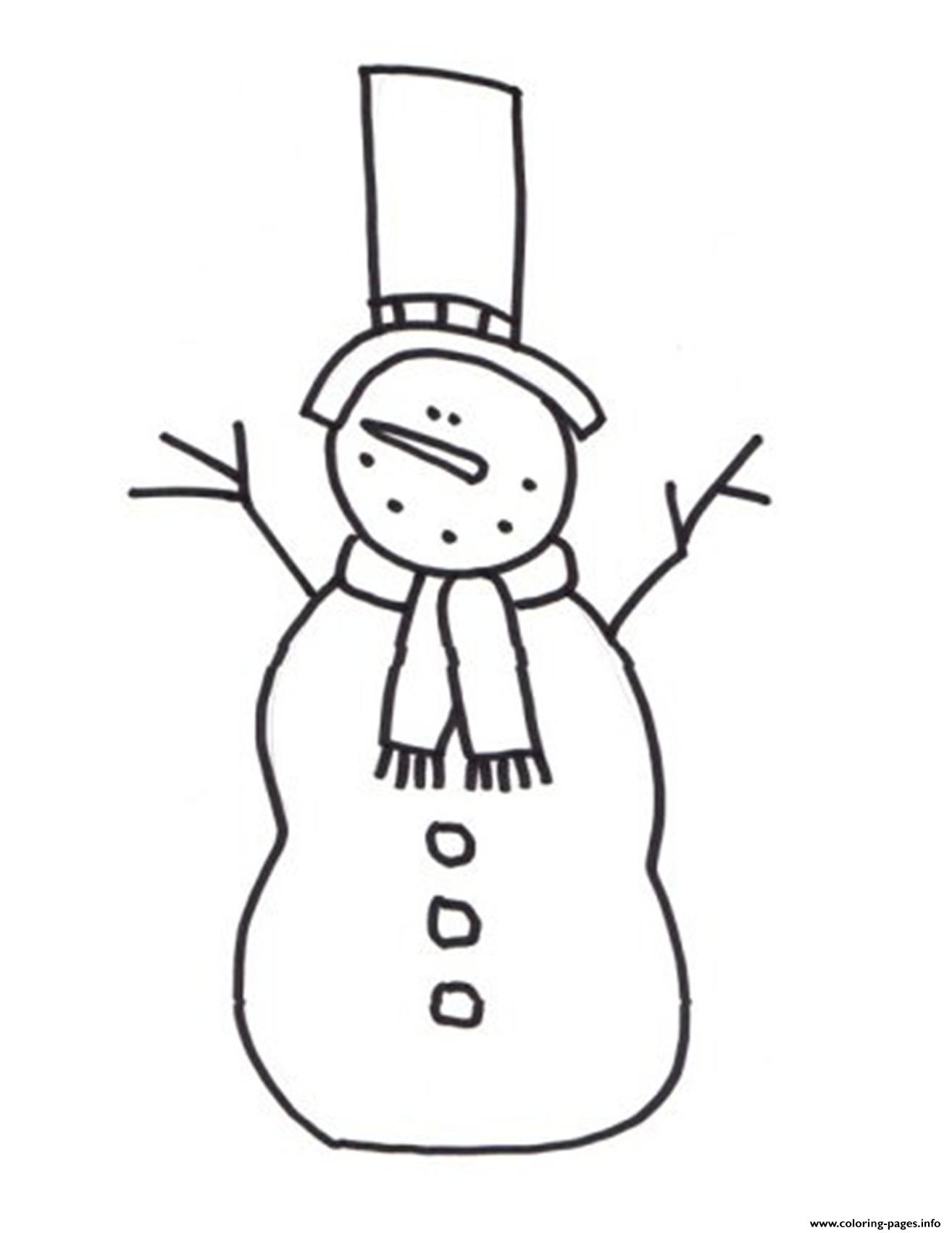 Snowman S For Childrenb2f9 coloring