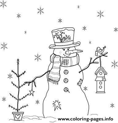 Snowman S Free1bc23 coloring