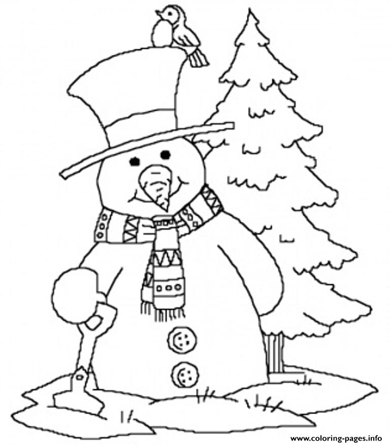Snowman Winter S Free369d coloring