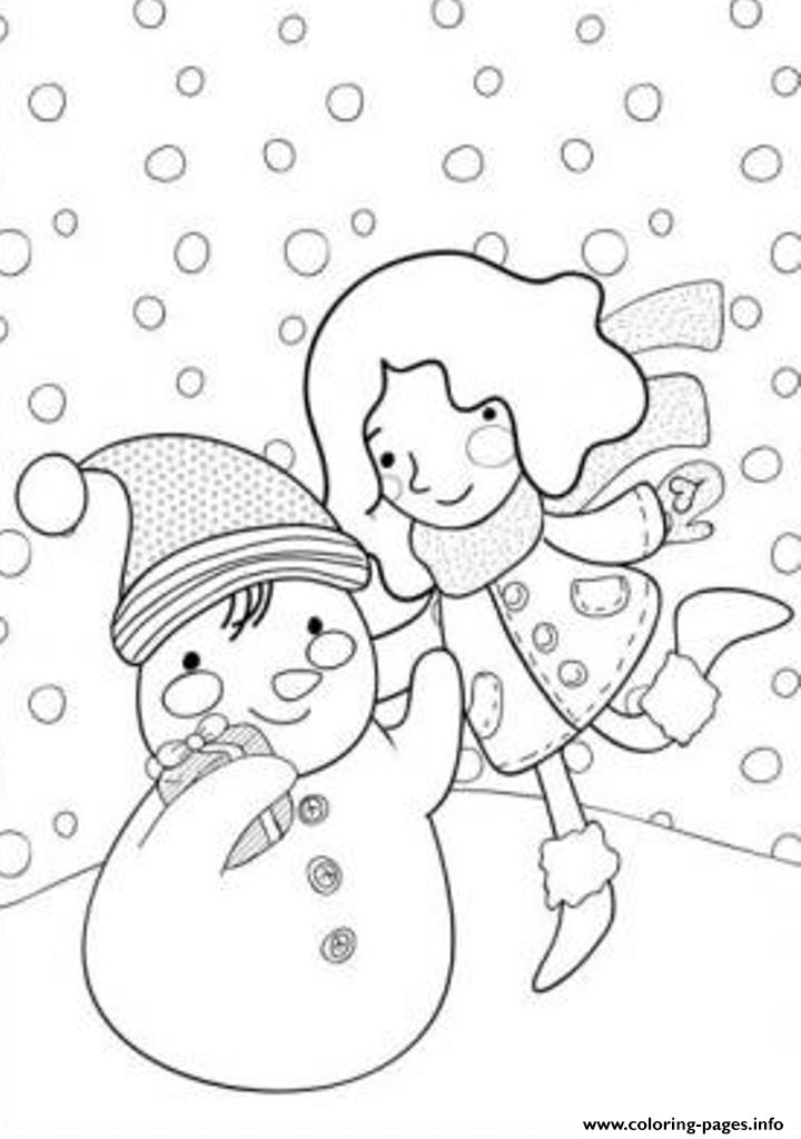 Creating A Snowman Winter S Printables 80d6 coloring
