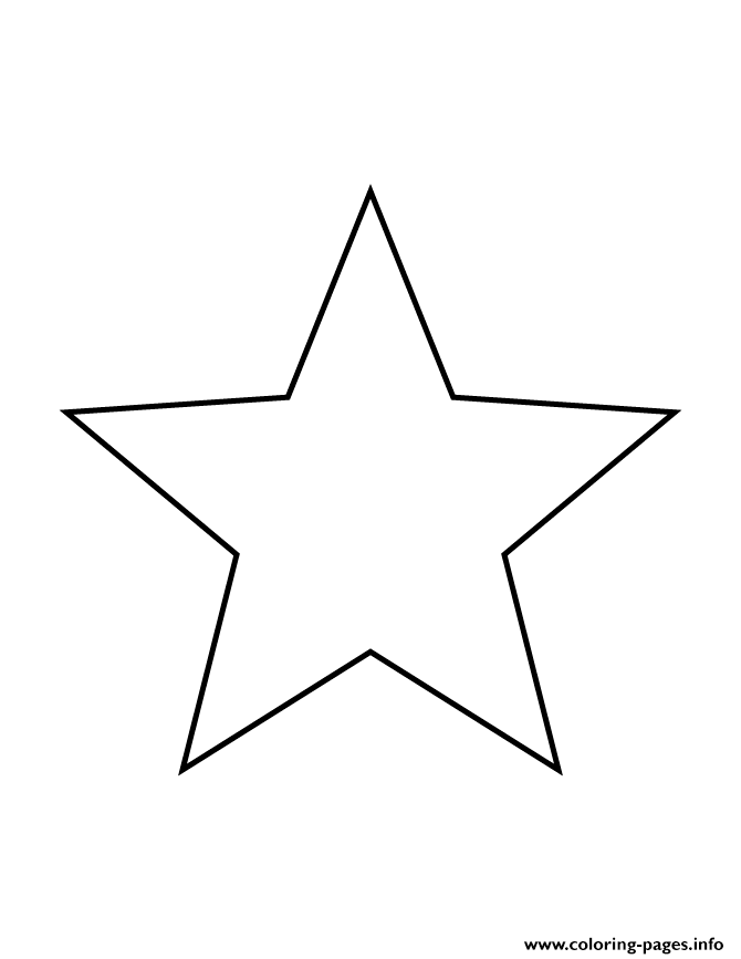 Christmas Star Stencil coloring