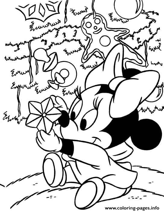 Mickey Mouse Disney Christmas 6 coloring