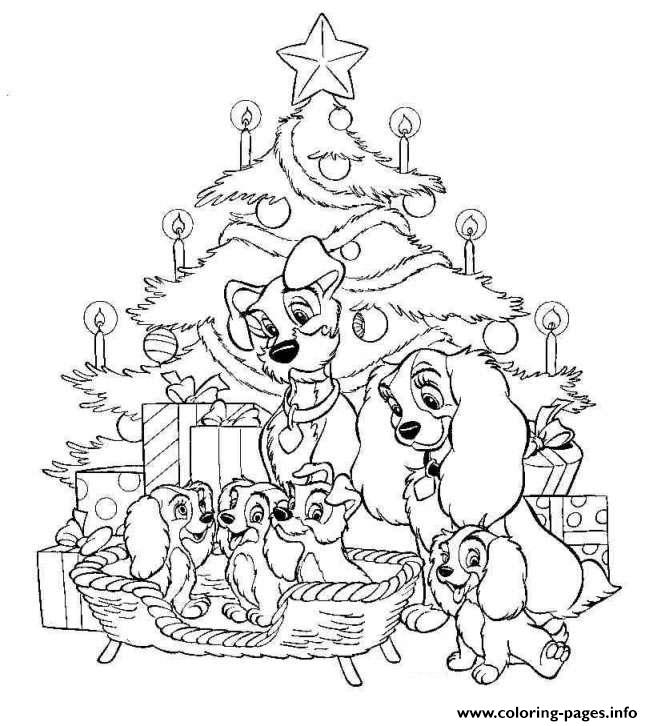Disney Christmas 5 coloring