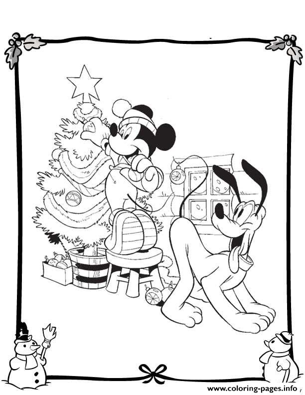 Disney Christmas 35 coloring