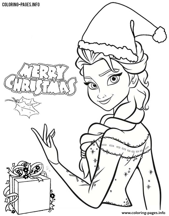 Free Printable Disney Princess Christmas Coloring Pages Free 