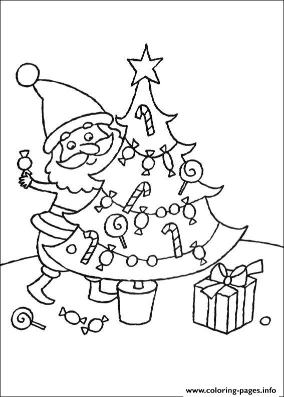 Tree Christmas For Kids 03 coloring
