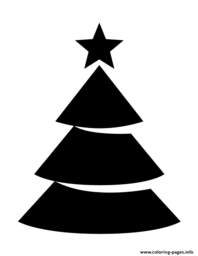 Printable Christmas Tree Silhouette Printable Word Searches