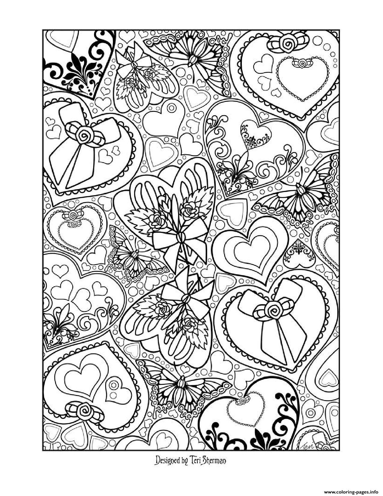 Christmas Adult Coloring page Printable