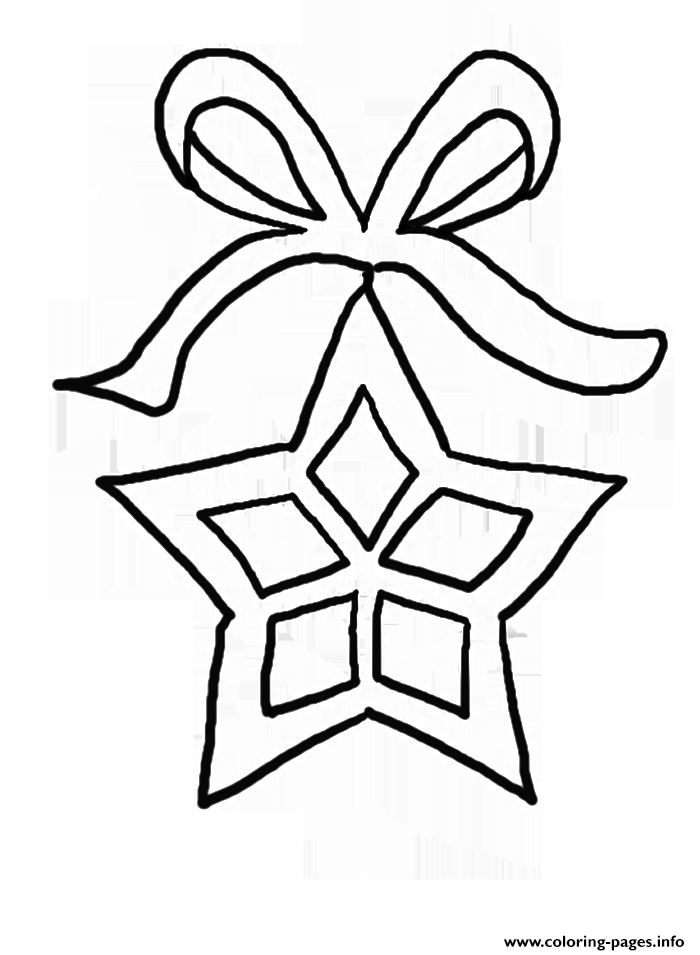 Christmas Stars Printable Coloring Page Printable