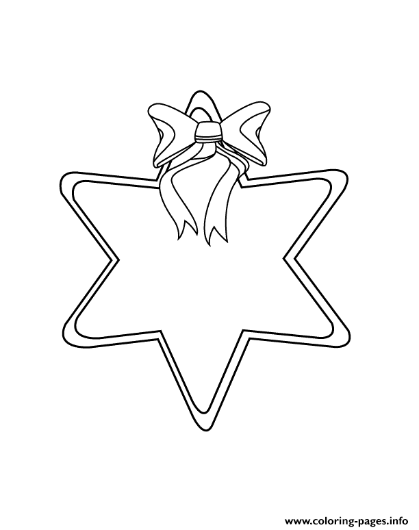 Christmas Star 3 Coloring Pages Printable