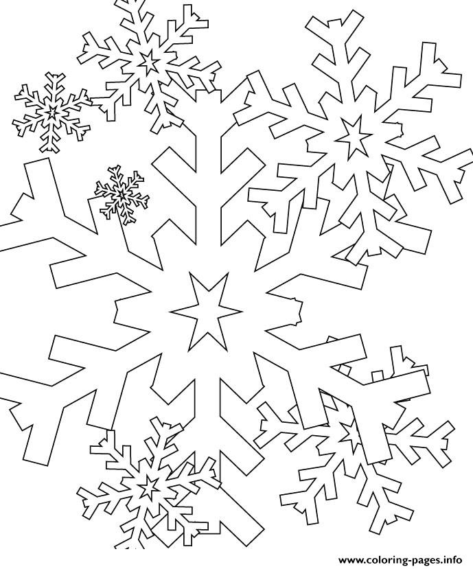 Snowflake 1 coloring