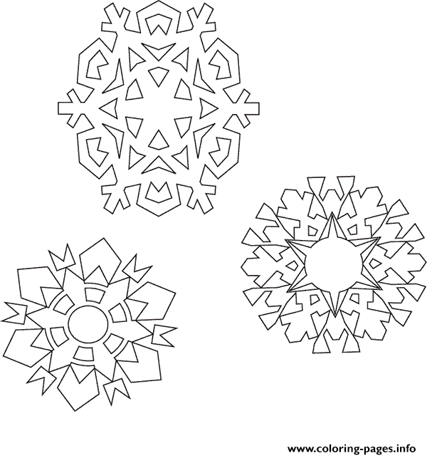Christmas Snowflake 1 coloring