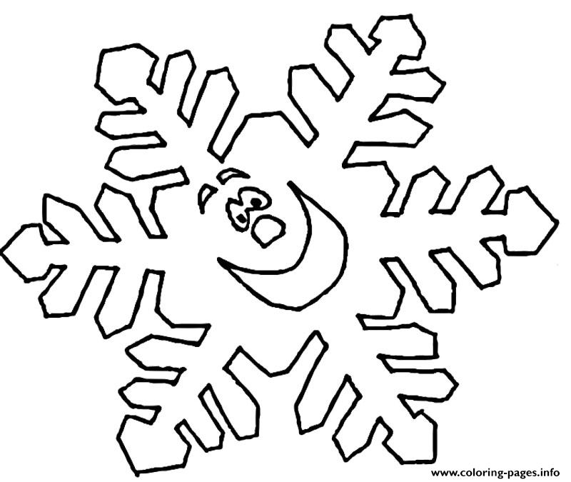 Snowflake For Kids coloring