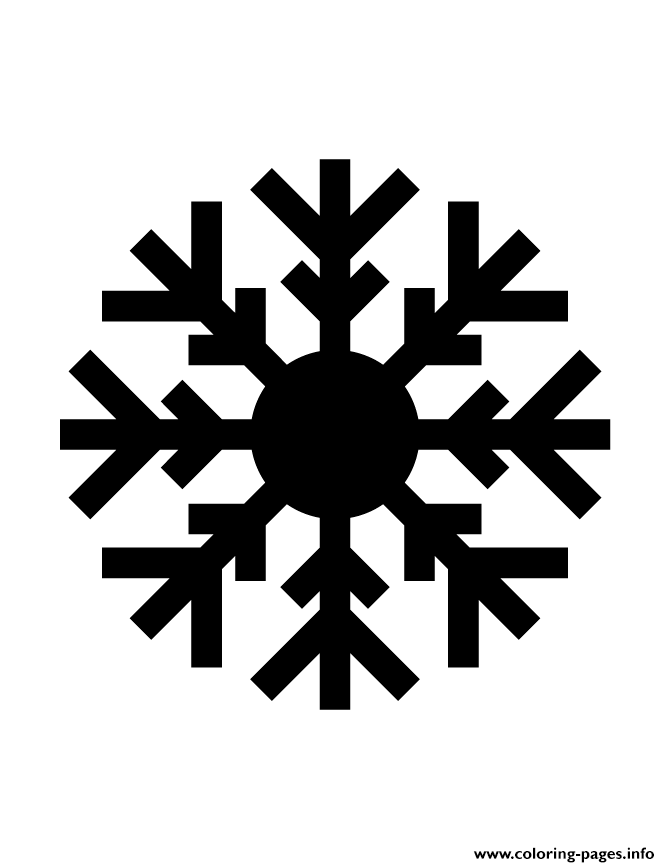 Snowflake Silhouette 978 coloring